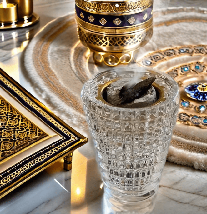 Luxury Crystal-Finished Bakhoor Burner